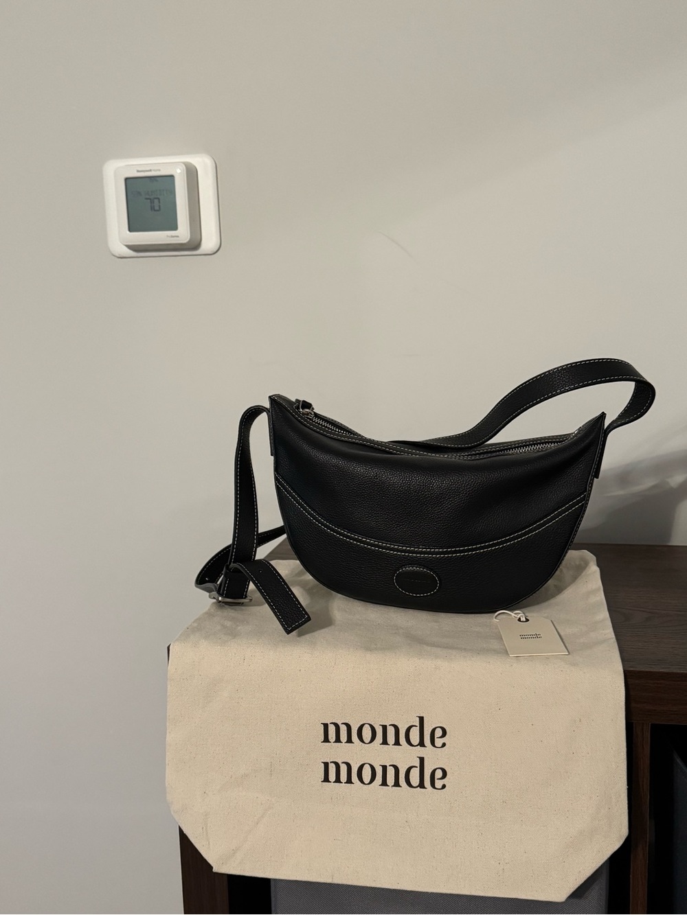 Monde Monde Half Moon crossbody bag from W Concept-Korean Brand